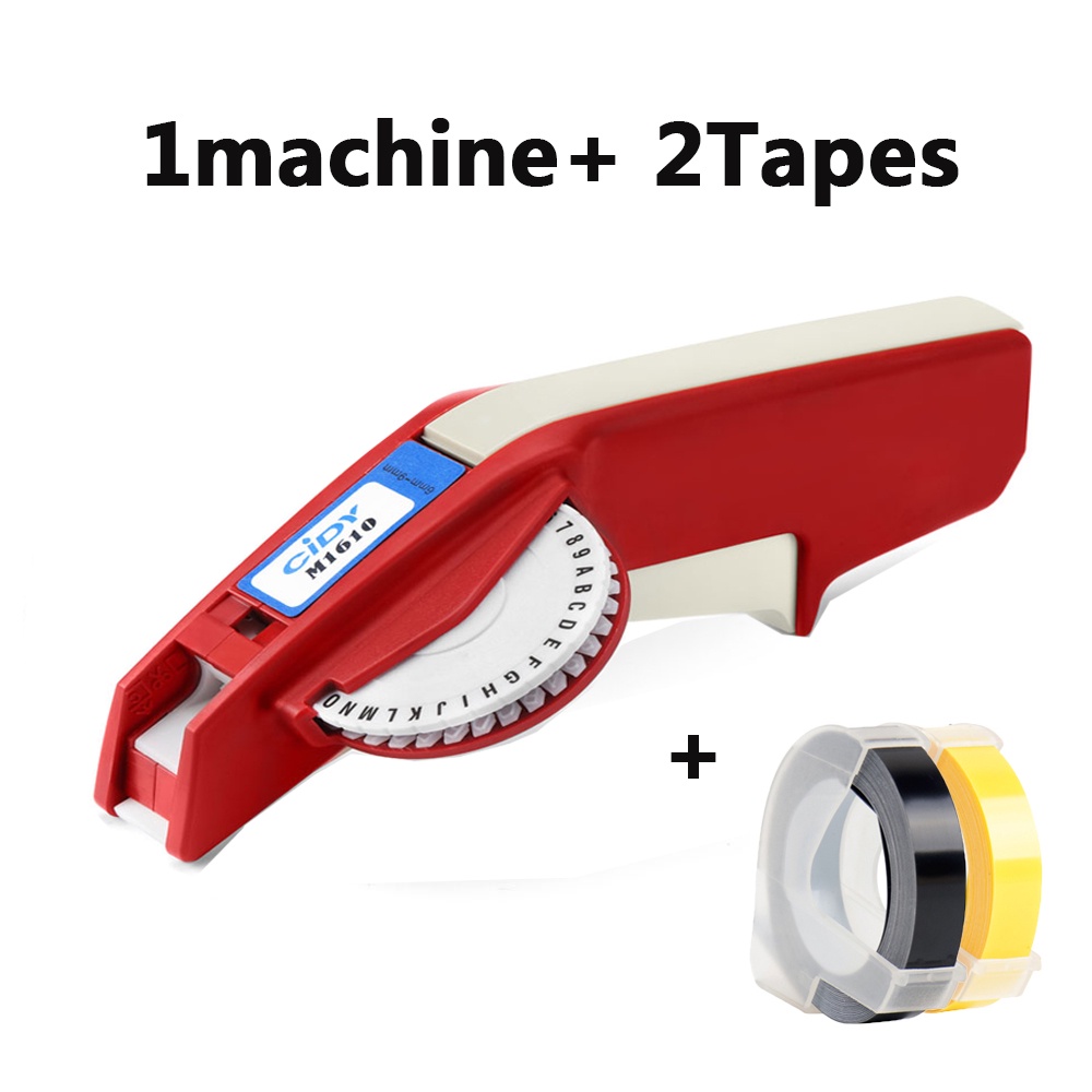 Cidy m1610 manual label maker for 3D Embossing plastic 1610 manual ...