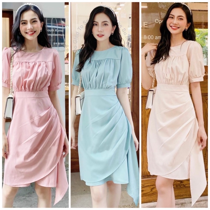 3-color ruffle dress (with real pictures) | Shopee Philippines