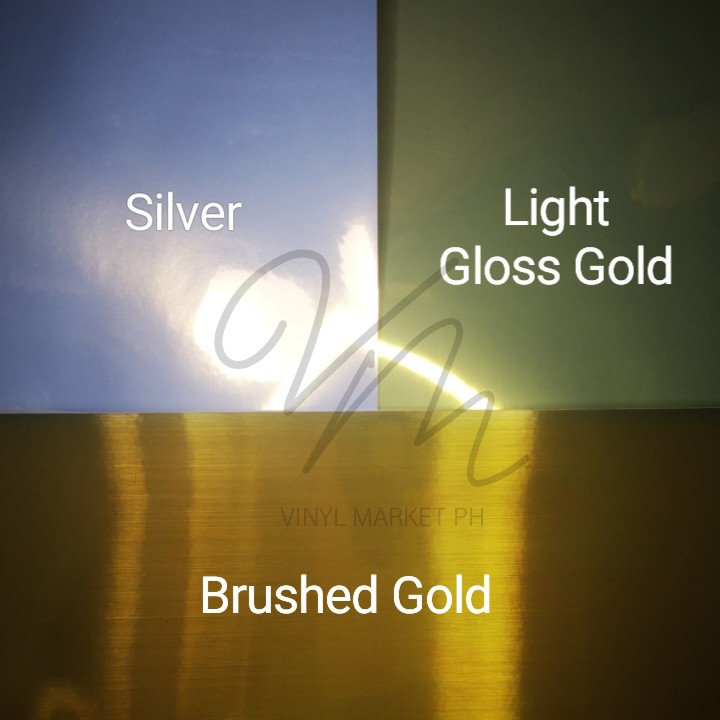 A4 Gold Silver Printable Vinyl Sticker WATERPROOF and Gloss Photo Top ...