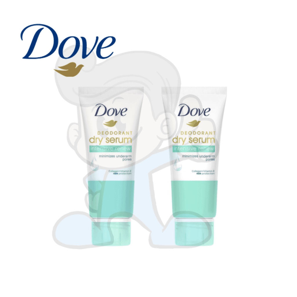 Dove Intensive Renew Deodorant Dry Serum Collagen + Vitamin E (2 x 50ml