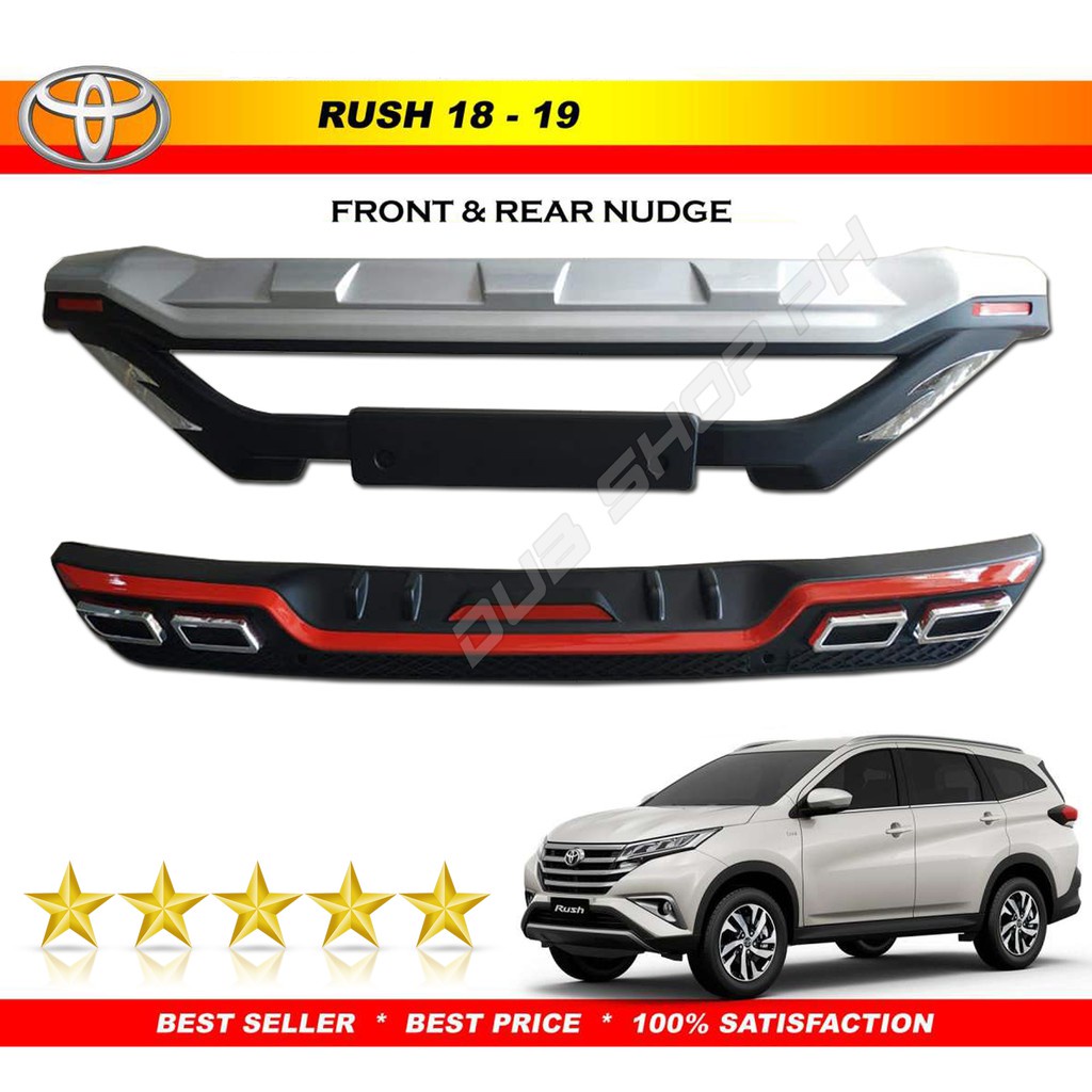 2018-2022 Toyota RUSH Body Kit Set Front & Rear Nudge Bar Under Runner ...