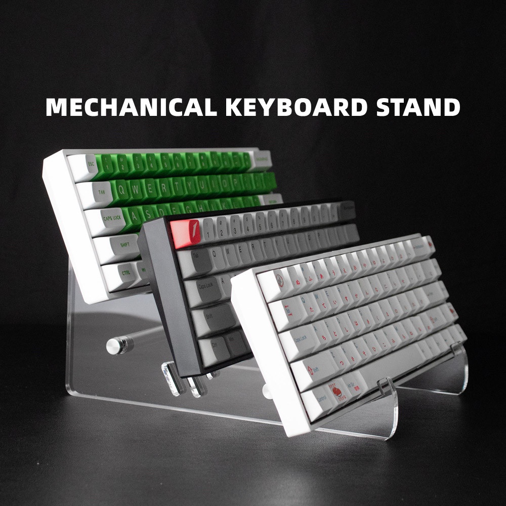 Mechanical Keyboard Stand Keyboard Display Stand Acrylic Rack | Shopee ...