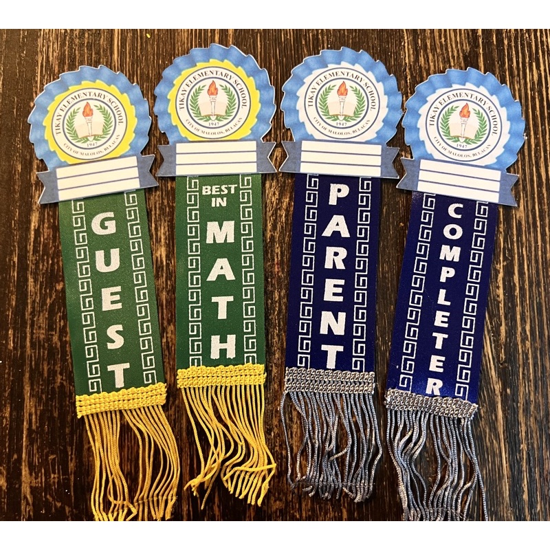 Graduation Ribbon Recognition Ribbon Award Ribbon with customized