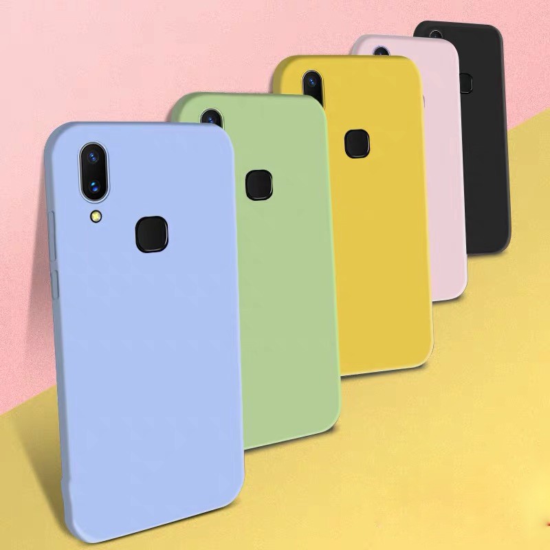 Vivo Y11 2019 Y15 Y17 V17 Pro S6 S1 Matte Skin Candy Color Slim Thin Soft  TPU Phone Case Cover