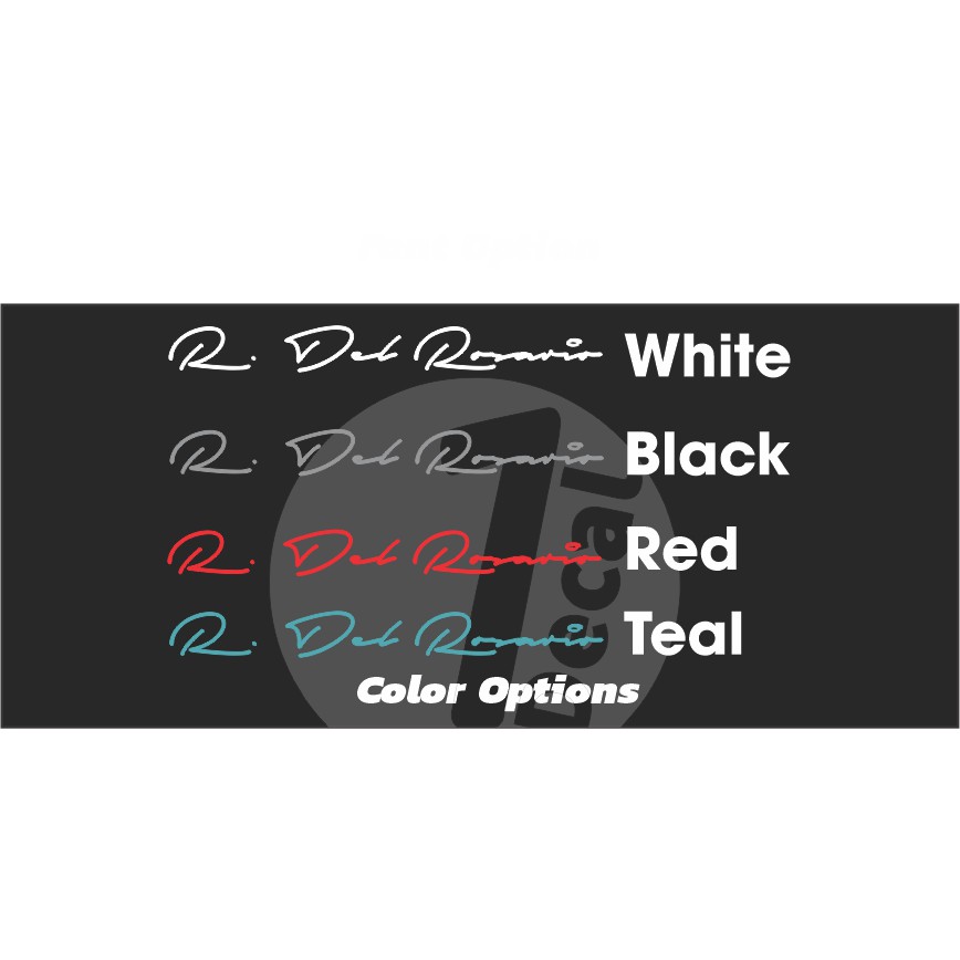 Signature Name Die Cut Sticker/Decal Name/Label Sticker waterproof ...
