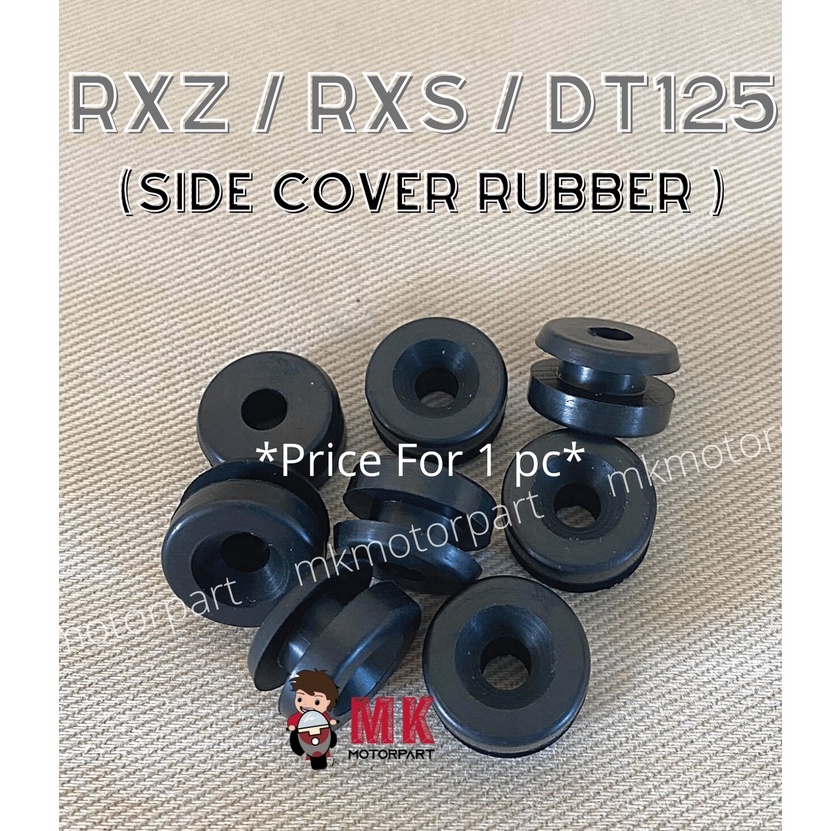 (1Pc) Getah 90480-12053 SIDE COVER GROMMET RUBBER For Yamaha RXZ / RXS ...