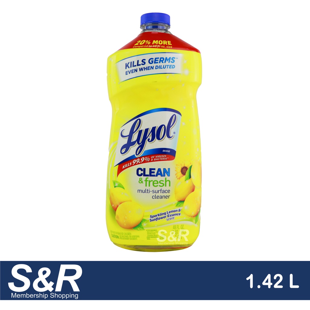 Lysol Clean And Fresh MultiSurface Cleaner 1.42L Shopee Philippines