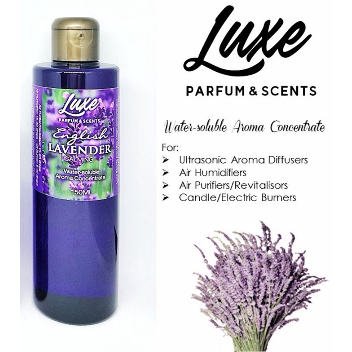 150mL ENGLISH LAVENDER Water-soluble Aroma Concentrate by Luxe Parfum And  Scents