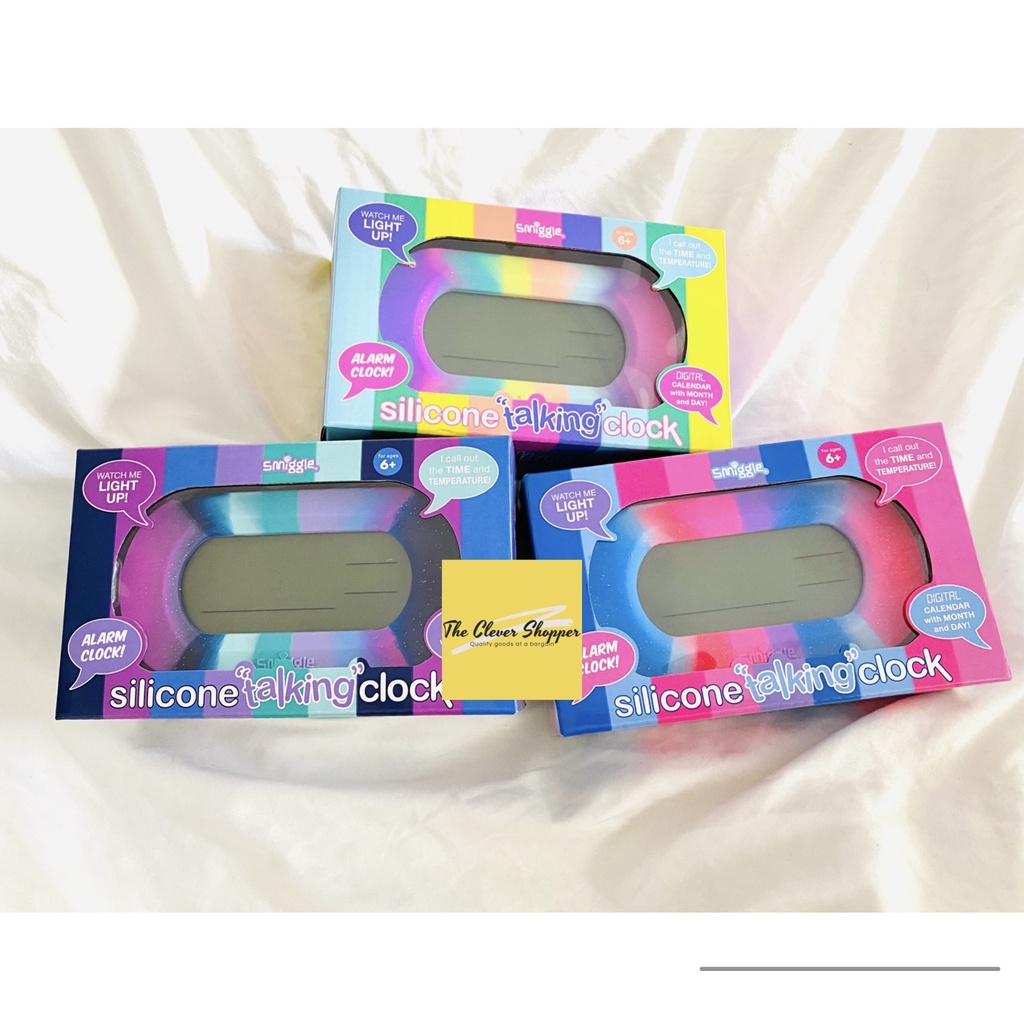 Smiggle Digital Talking Clocks Projector Clocks Shopee Philippines