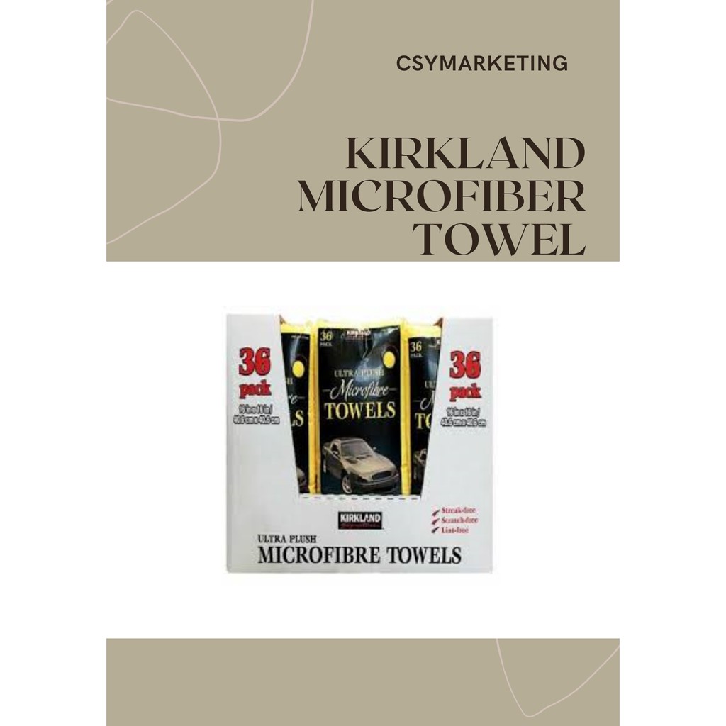 Kirkland Signature Ultra-plush Microfibre Towels