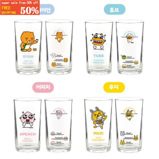 [Kakao Friends] Korean Soju and Beer (Somac) Mix Drink Glass 4p Set Shopee Philippines