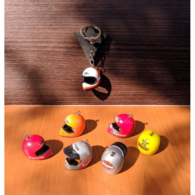 GANTUNGAN Cafe racer helmet key chain | Shopee Philippines