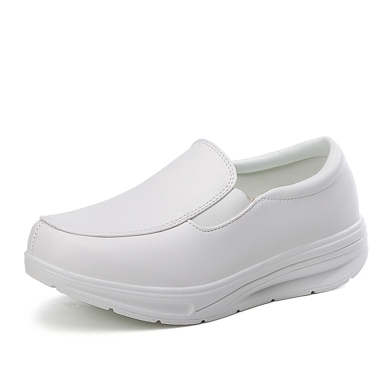 YOGO New Women Nurse Shoes Rocking Shoes Light Thick Soled Slip
