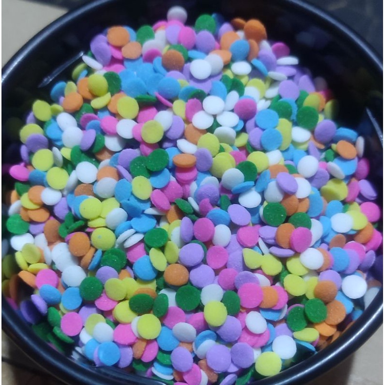 PASTEL COLOR CONFETTI SPRINKLE TOPPER | Shopee Philippines