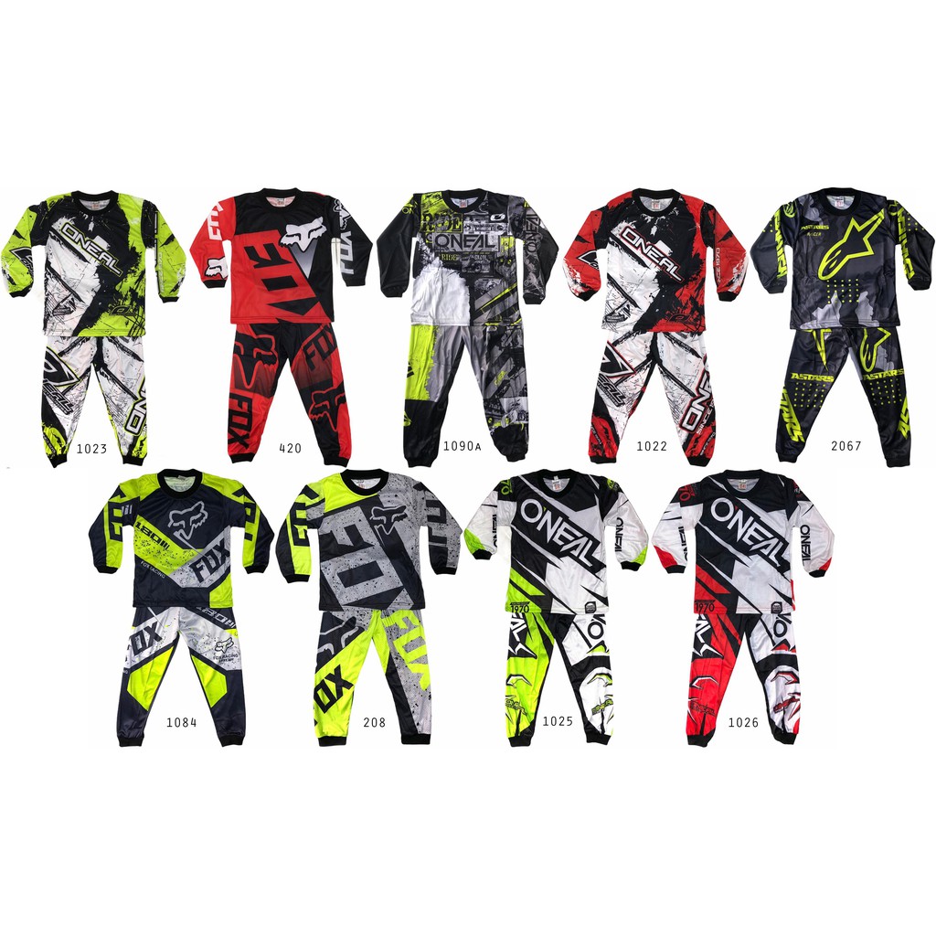 Rockstar 456. Motorcycle Racing Kids Suit | Shopee Philippines
