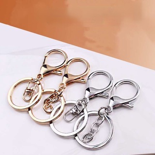 10pcs/Lot Key Ring Key Chain Lobster Ring Popular Classic Lobster Clasp ...