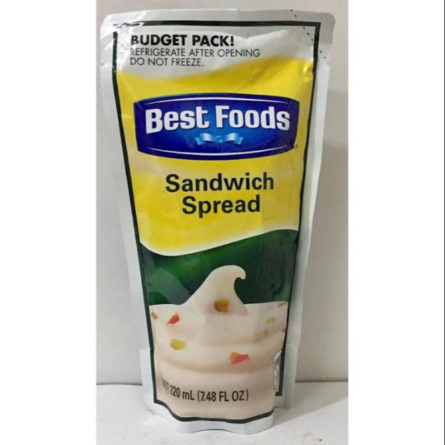 Best Foods Sandwich Spread DOY 220mL Shopee Philippines