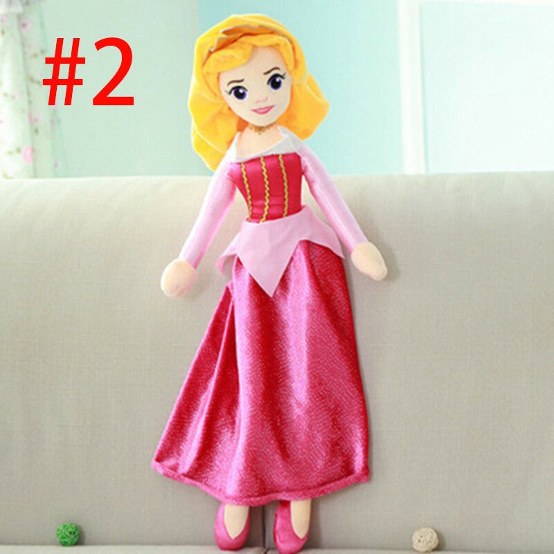 55cm Disney Princess Snow White Aurora Cinderella Soft Plush Doll