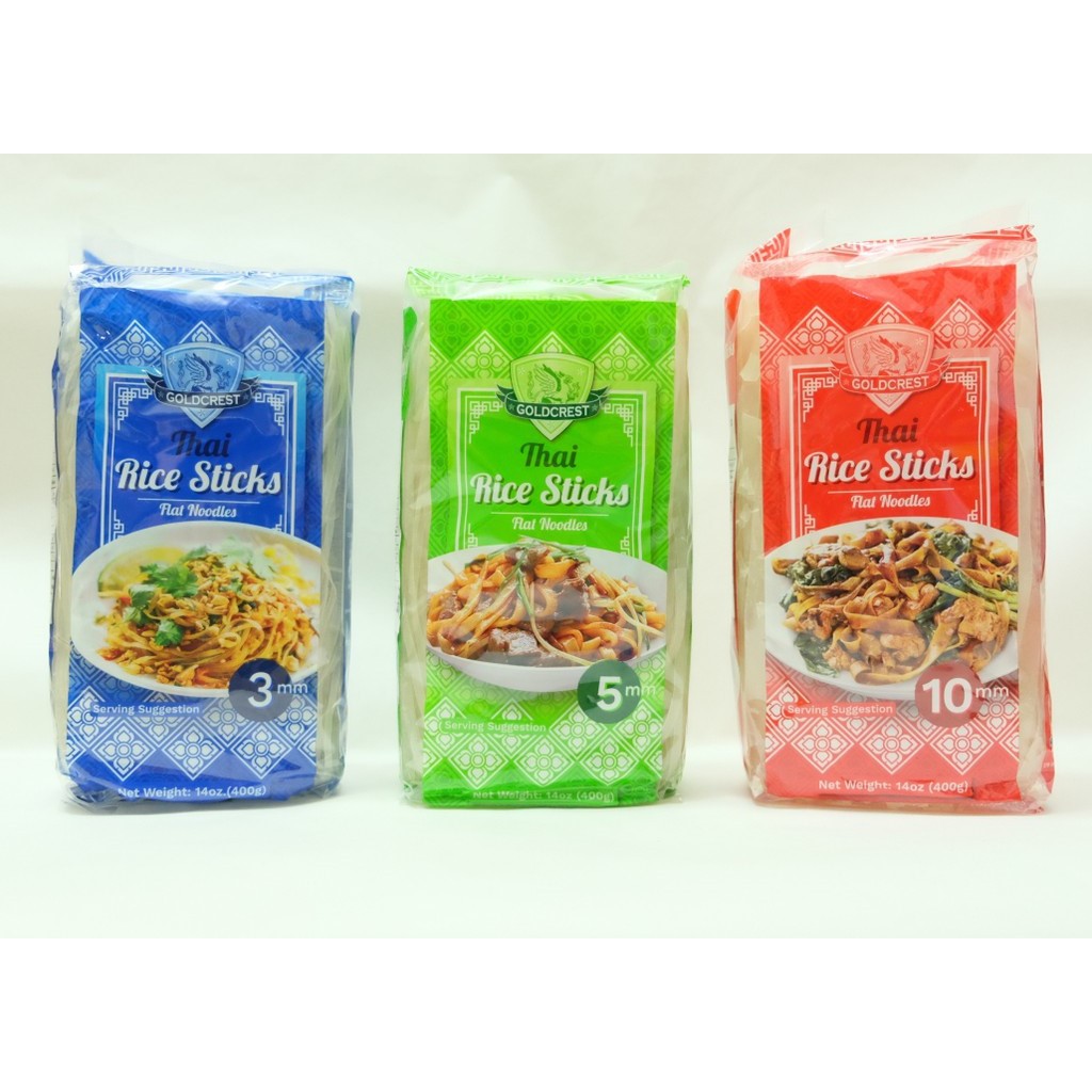 Goldcrest Thai Rice Sticks Noodles (400g) 3mm/5mm/10mm | Shopee Philippines