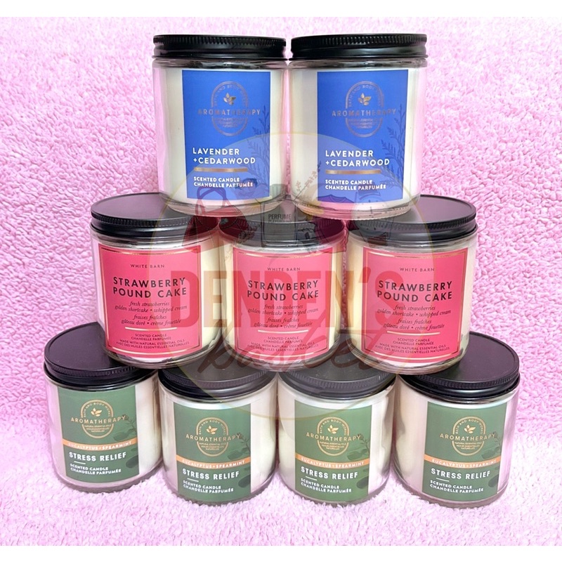 SINGLEWICK CANDLE (White Barn, Bath & Body Works) Shopee Philippines