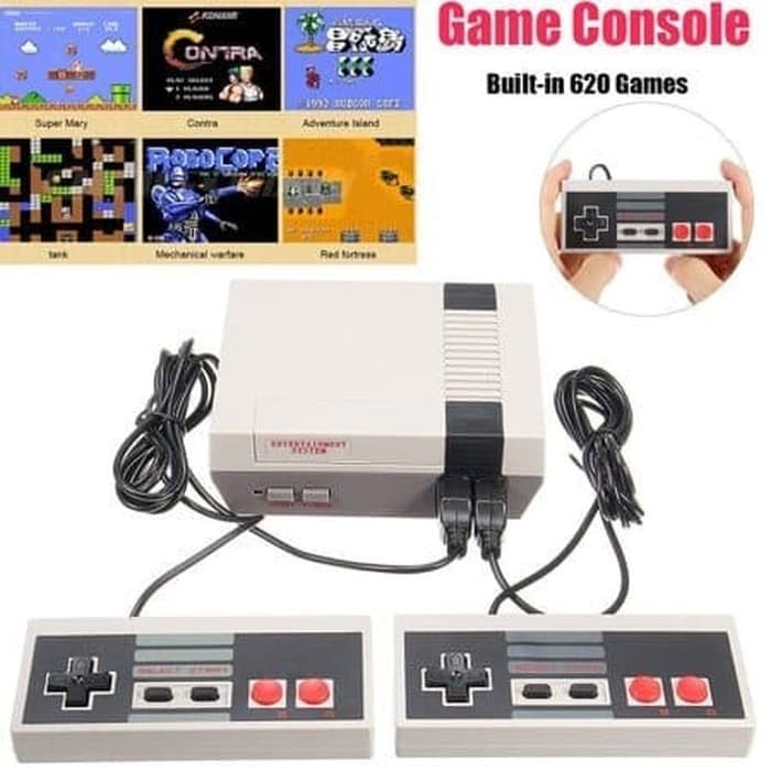 Nes clone 620 games mini retro game built in 620 classic games shopee