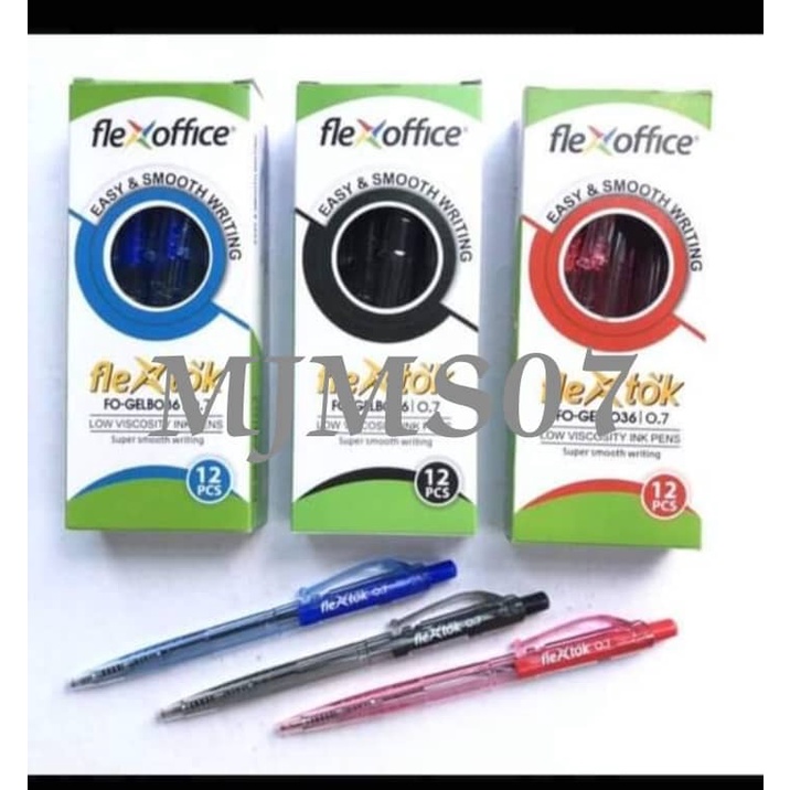 Flexstok Retractable Ballpen (sold per 12pcs) | Shopee Philippines