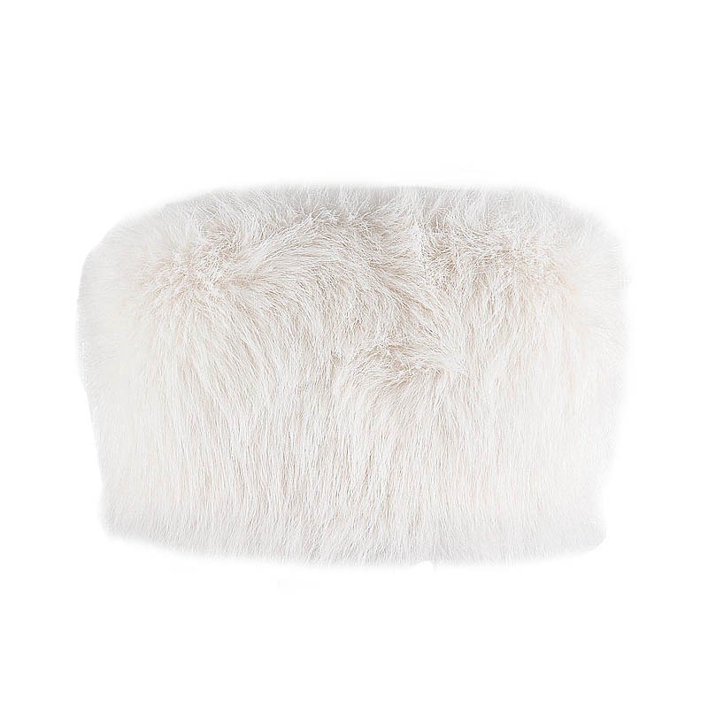 WEANIA Summer Ins Style Sexy Off-shoulder Sweet Furry Cropped Tube Top ...