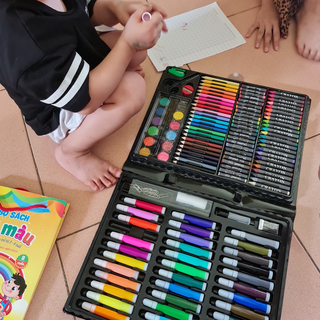 150-piece Color Box for Children To Practice Coloring Large and ...
