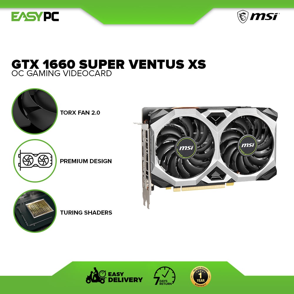 Gtx 1660 super 2024 msi ventus xs oc