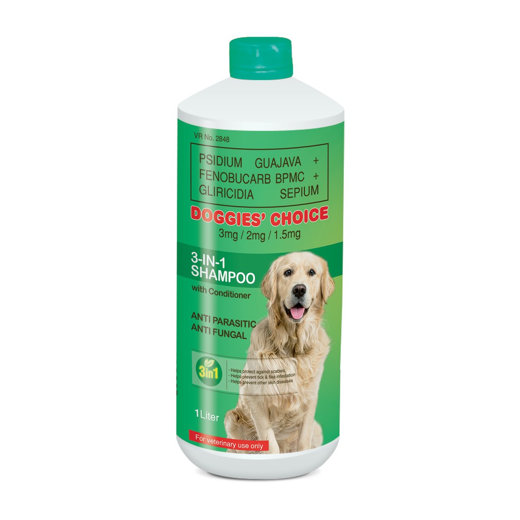 Doggies Choice Shampoo Herbal 3 in 1 1L Shopee Philippines