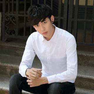 White long best sale sleeve polo formal