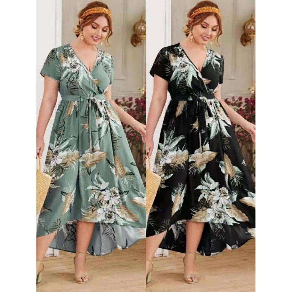 Shopee plus size outlet dress