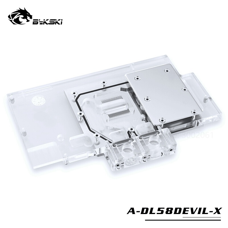 BYKSKI Water Block use for PowerColor RX580 Red DEVIL 8G RX590 / Video ...
