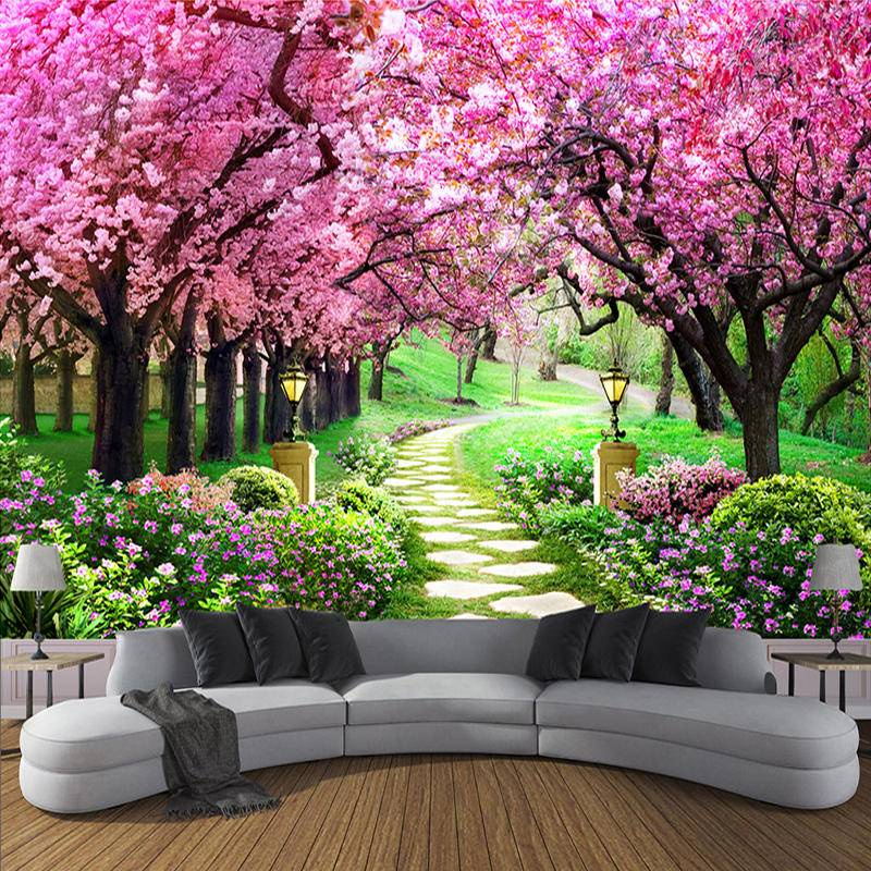 Flower Home Decoration 3D store Wallpaper for Wall