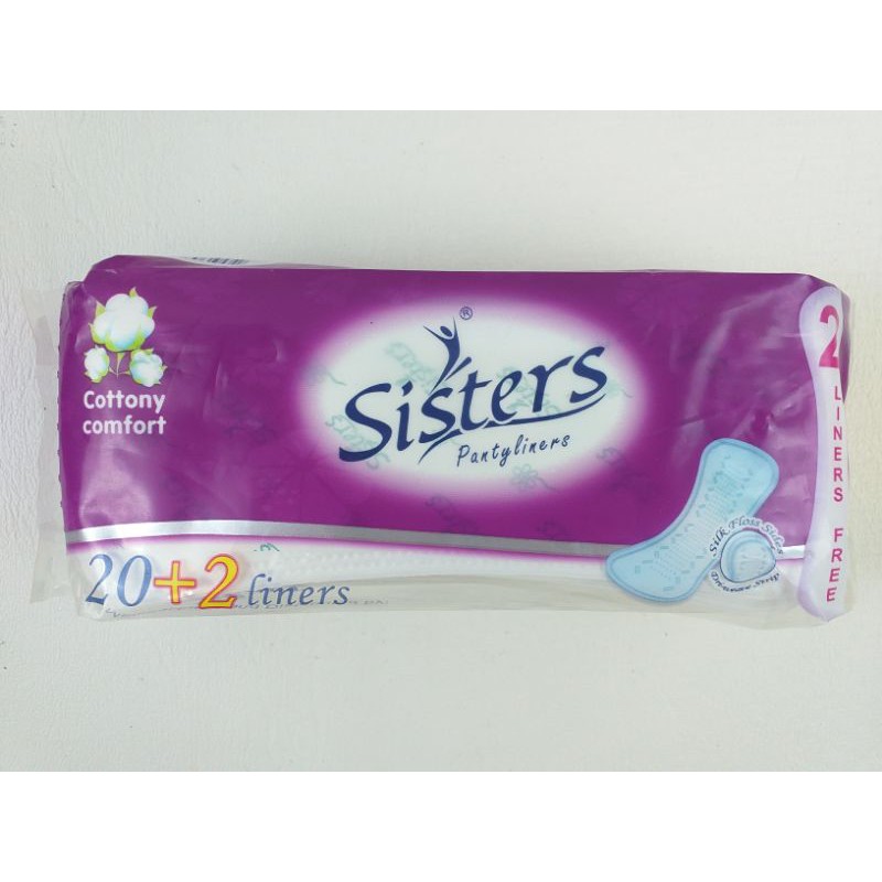 Sisters Pantyliners 20 + 2 Liners Free ( LIMITED ) Shopee Philippines