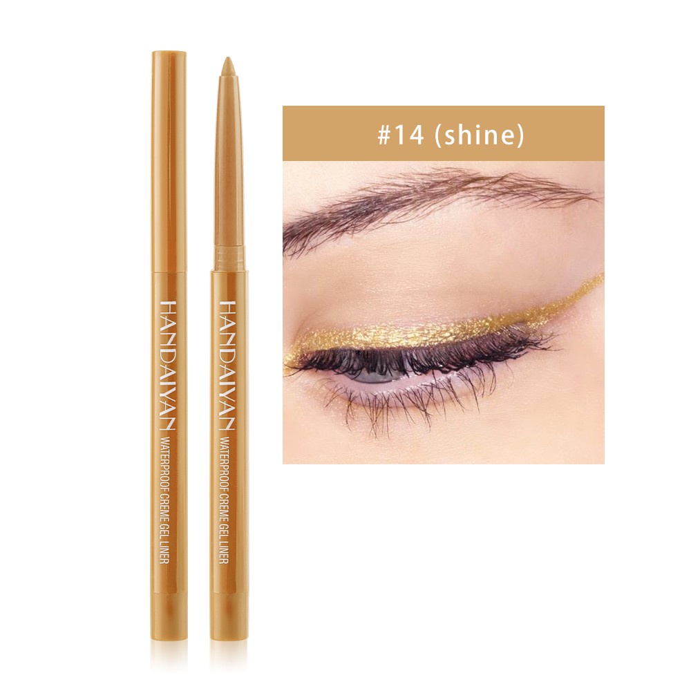 20colors Long Lasting Waterproof Fast Dry Eyeliner Pen Matte Eyeliner Pencil Rotatable Eye Liner 