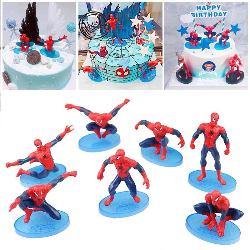 7-pcs-3d-superhero-spiderman-cake-topper-cup-cake-decorations-birthday
