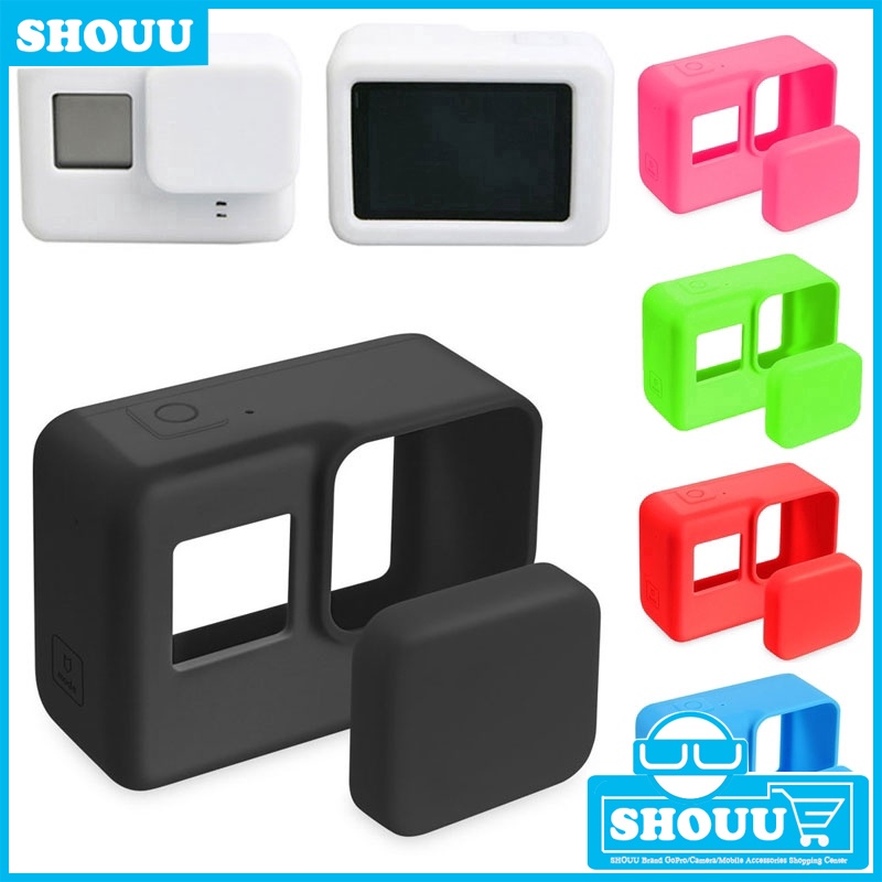 【In stock】Case Protective Silicone Skin +Lens Cap Cover For GoPro Hero ...