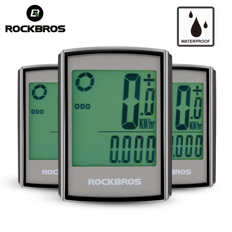【PH Delivery】ROCKBROS Bike Wireless Speedometer Backlight Cycling