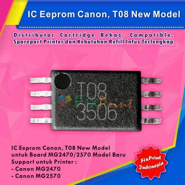 Ic Eeprom Reset Canon MG2470 MG2570 MG2577s, IC Counter MG 2470 MG 2570 ...