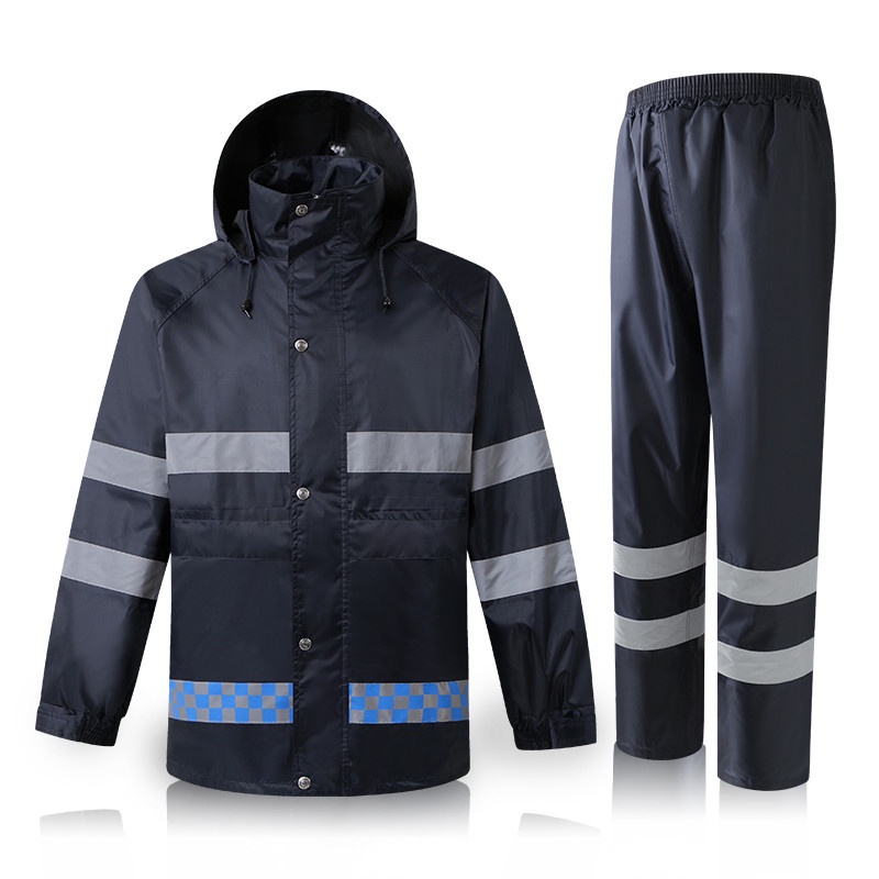 TuTu Safety Orange High Visibility Rain Suit: Jacket And Pants Set (Men's S To 3X)