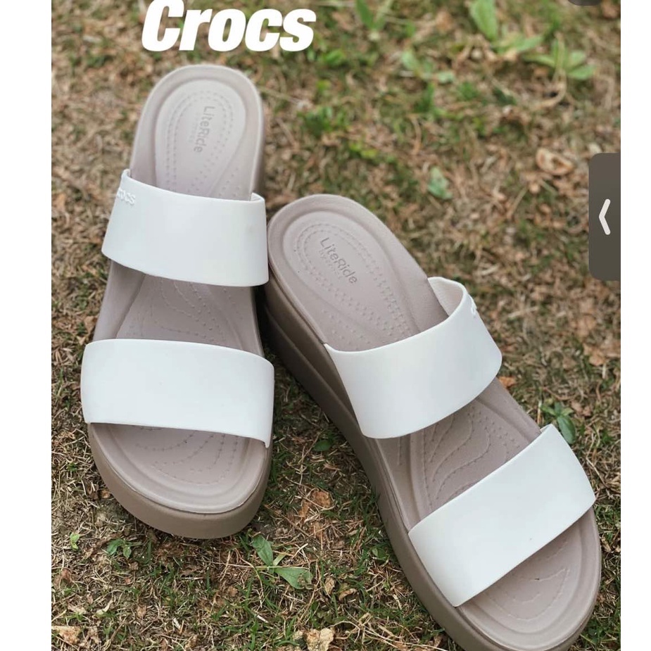 Crocs Women's Brooklyn Mid Wedge sandals OEM COD Shopee Philippines