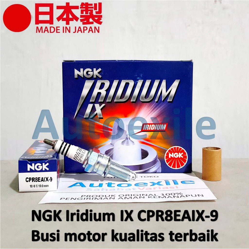 Ngk IRIDIUM IX Motorcycle Spark Plug CPR8EAIX9 Aerox Byson Nex Nmax