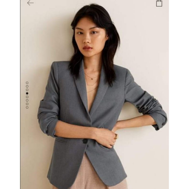 Mango Structured Blazer Womens MANGO Essential Structured Blazer
