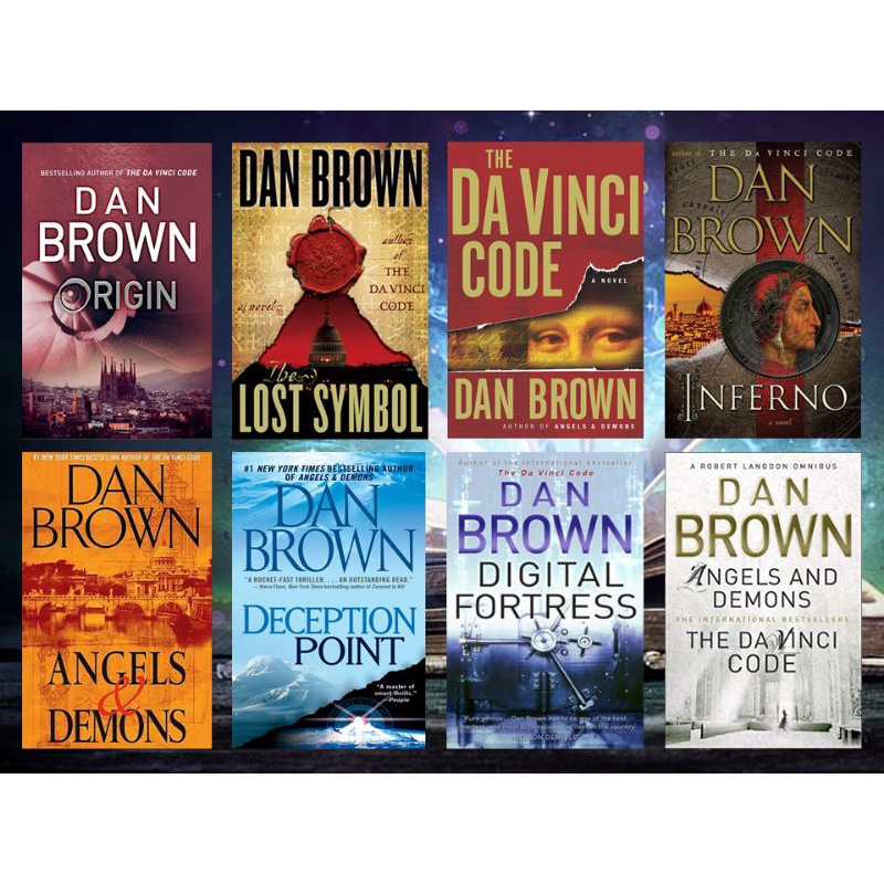 Dan Brown Books (Da Vinci Code, The Lost Symbol, etc)