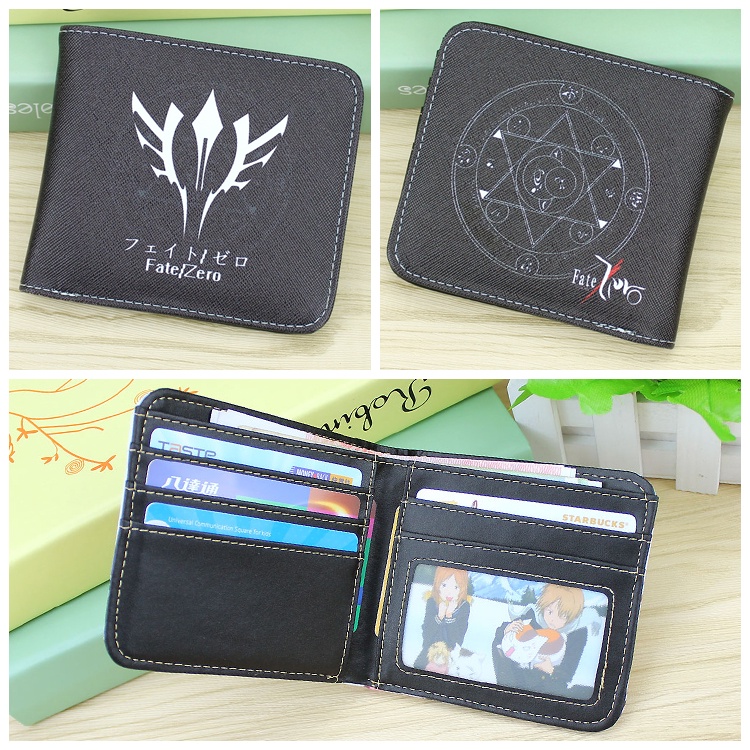 Anime Fate Stay Night Bifold Short Wallet Fate Zero Anime Purse ...