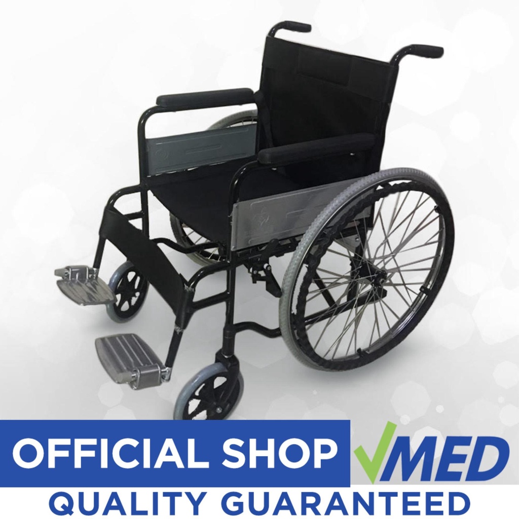 VMED Prohealthcare Standard Heavy Duty Foldable Wheelchair Shopee