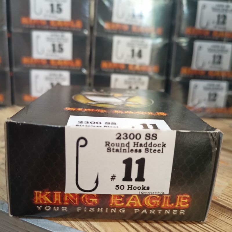 King Eagle Stainless Round Haddock Hooks Shopee Philippines