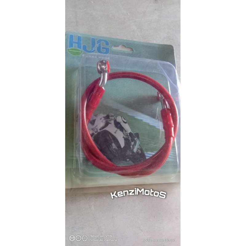 Brake Hose Colored 60cm for Raider 150/Sniper 150 Rear (Pink Color