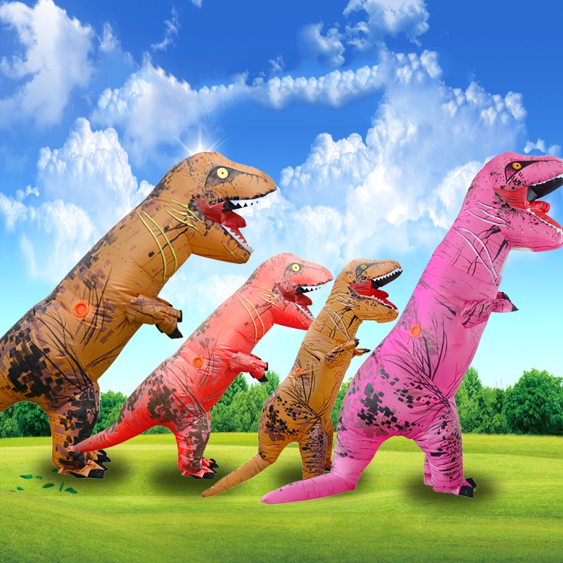 Inflatable Costume Adult Inflatable Velociraptor Costume Halloween ...